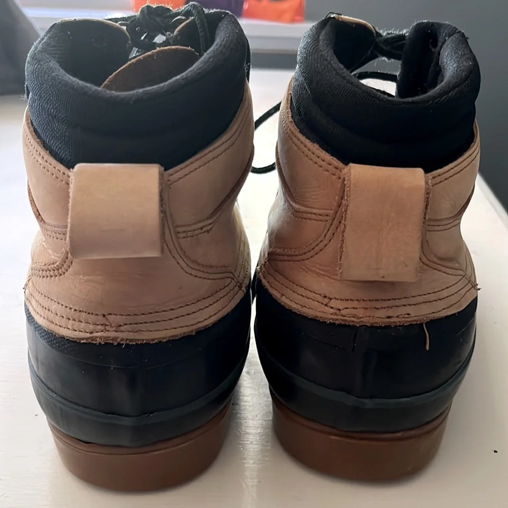 Lands’ End thinsulate suede leather duck shoes 10EEE
